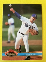 1991 Stadium Club Base Set #375 Tim Crews