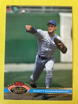 1991 Stadium Club Base Set #384 Scott Chiamparino