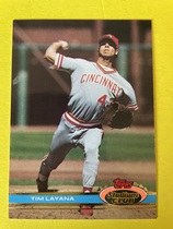 1991 Stadium Club Base Set #396 Tim Layana