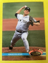 1991 Stadium Club Base Set #477 Dave Eiland