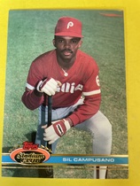 1991 Stadium Club Base Set #484 Sil Campusano