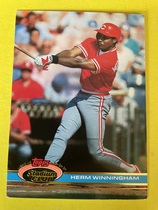 1991 Stadium Club Base Set #546 Herm Winningham