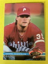 1991 Stadium Club Base Set #581 Darrel Akerfelds