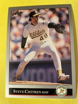 1992 Leaf Base Set #32 Steve Chitren