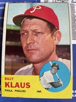 1963 Topps Base Set #551 Billy Klaus