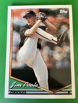 1994 Topps Base Set #449 Jim Poole