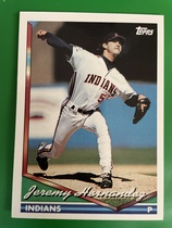 1994 Topps Base Set #537 Jeremy Hernandez