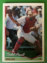 1994 Topps Base Set #597 Todd Pratt