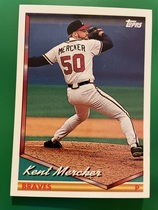 1994 Topps Base Set #718 Kent Mercker