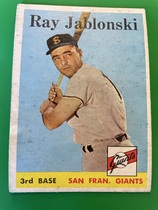 1958 Topps Base Set #362 Ray Jablonski