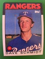 1986 Topps Base Set #79 Dave Schmidt