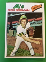 1977 Topps Base Set #101 Dick Bosman