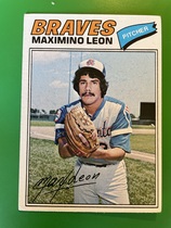 1977 Topps Base Set #213 Max Leon