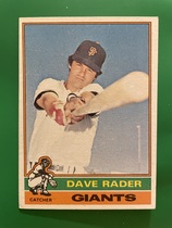 1976 Topps Base Set #54 Dave Rader