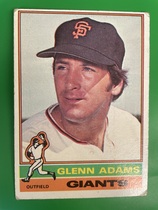 1976 Topps Base Set #389 Glenn Adams