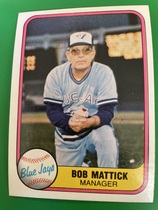 1981 Fleer Base Set #431 Bob Mattick