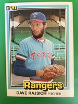 1981 Donruss Base Set #267 Dave Rajsich