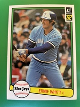 1982 Donruss Base Set #381 Ernie Whitt