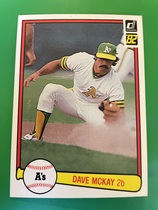 1982 Donruss Base Set #391 Dave McKay