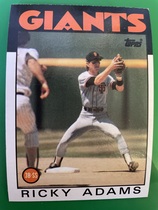 1986 Topps Base Set #153 Ricky Adams