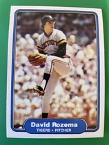 1982 Fleer Base Set #279 David Rozema