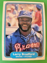 1982 Fleer Base Set #431 Larry Bradford