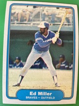 1982 Fleer Base Set #441 Ed Miller