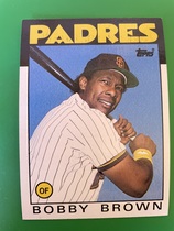 1986 Topps Base Set #182 Bobby Brown