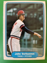1982 Fleer Base Set #547 John Verhoeven