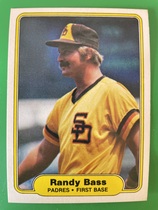 1982 Fleer Base Set #566 Randy Bass