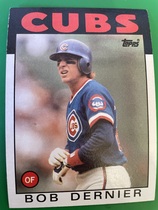 1986 Topps Base Set #188 Bob Dernier