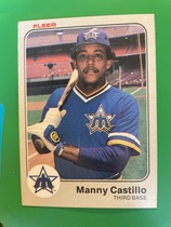 1983 Fleer Base Set #474 Manny Castillo