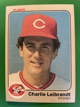 1983 Fleer Base Set #596 Charlie Leibrandt