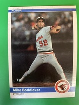 1984 Fleer Base Set #1 Mike Boddicker