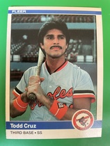 1984 Fleer Base Set #3 Todd Cruz