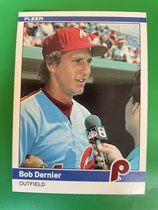 1984 Fleer Base Set #28 Bob Dernier