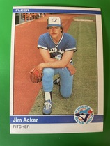1984 Fleer Base Set #145 Jim Acker