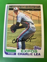 1982 Topps Base Set #38 Charlie Lea