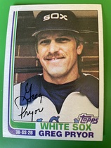 1982 Topps Base Set #76 Greg Pryor