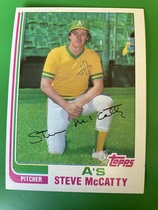 1982 Topps Base Set #113 Steve McCatty