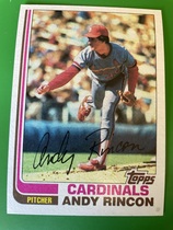 1982 Topps Base Set #135 Andy Rincon