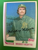 1982 Topps Base Set #148 Mickey Klutts