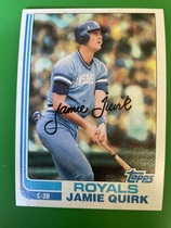 1982 Topps Base Set #173 Jamie Quirk