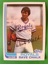 1982 Topps Base Set #462 Dave Chalk