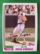 1982 Topps Base Set #476 Brian Kingman