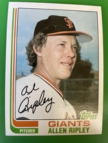 1982 Topps Base Set #529 Allen Ripley