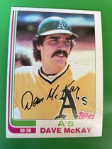 1982 Topps Base Set #534 Dave McKay