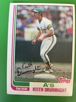 1982 Topps Base Set #673 Keith Drumright