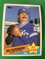 1985 Topps Base Set #711 Dan Quisenberry