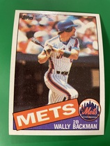 1985 Topps Base Set #677 Wally Backman